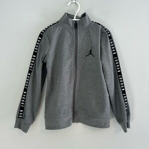 Jordan 4t Gray Zip-Up sweater